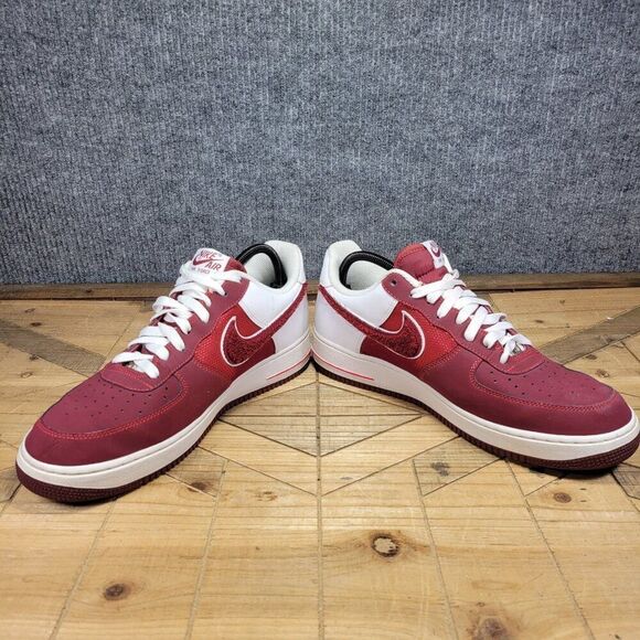 Nike Air Force 1 '82 Varsity Pack Mens Size 8.5 Hyper Team Red White 488298-606 - Picture 5 of 12